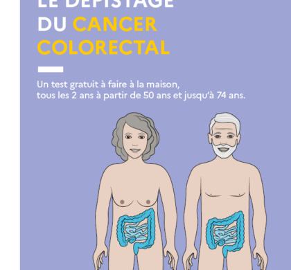 Nouveau dépliant INCa – Dépistage du cancer colorectal