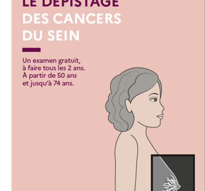 Nouveau dépliant INCa – Dépistage du cancer du sein